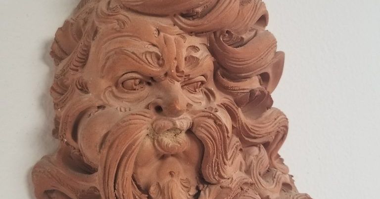 Terra Cotta Italian Mask